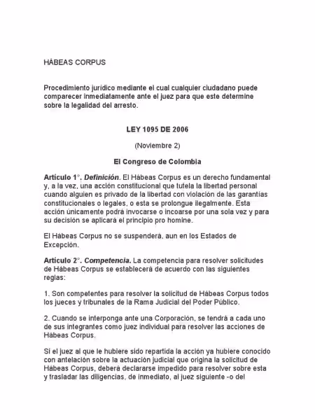 Understanding Habeas Corpus: Sample Applications and Legal Significance